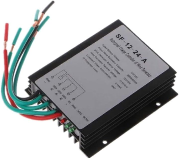 1.4Kw Wind Solar Power: 400W Wind Turbine Generator & 10pcs 100W Poly Solar Panels & 3000W 24V Off Grid Inverter & Cable Connector Home Boat RV