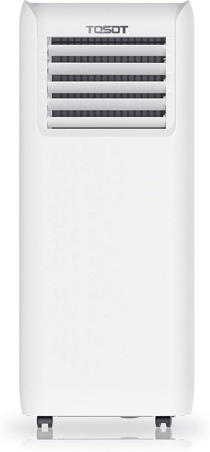 TOSOT 9,500 BTU Air Conditioner, Easy Install, Quiet 3-in-1 Portable AC, Dehumidifier, Fan, 300 Sq Ft, Aovia Series, White