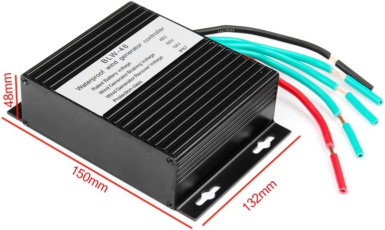 100-1200W 40A 12V/24V/48V Wind Turbine Controller, 12V/24V/48V Automatic Wind Controller Regulator for Wind Turbine Controller and Solar Panel Controlle