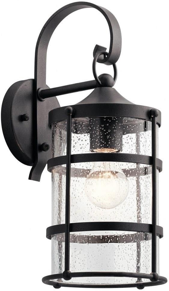 1 Light Medium Outdoor Wall Lantern with Coastal Inspirations 16 inches Tall by 7 inches Wide Coastal Outdoor Wall Medium 147-Bel-2748949