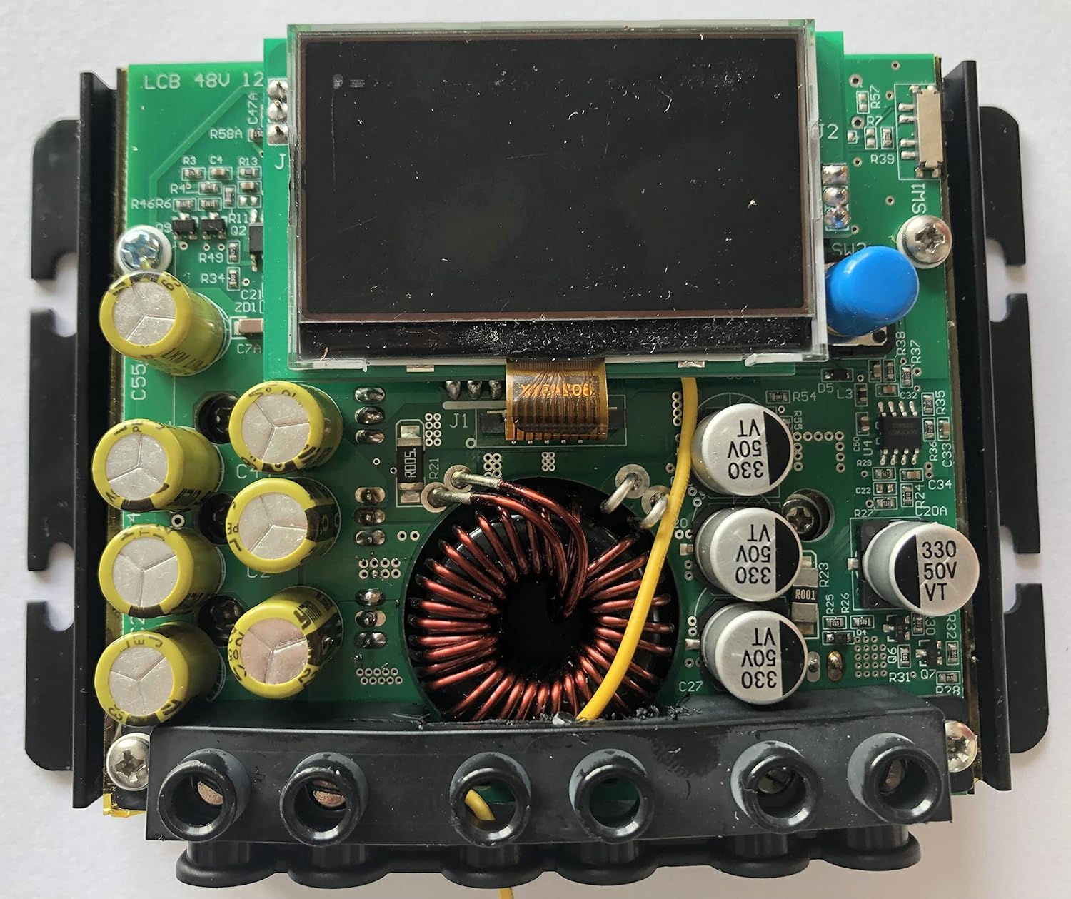 Solar Pump Controller,LCB 20A with LCD Display,DC Pump Controller,Linear Current Boosters Used in Solar Direct Pumping Applications;Compatible Models: 12V or 24 VDC Pumps; Input Voltage: 16 - 55 VDC