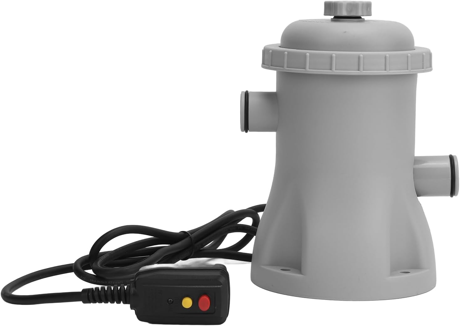 Swimming Pool Filter Cartridge Pump, 330 Gallon Pool Filter Pump, Low Noise Electric Pool for Ground Pools, Easy Installation, Effective Filtration (US Plug 110V)