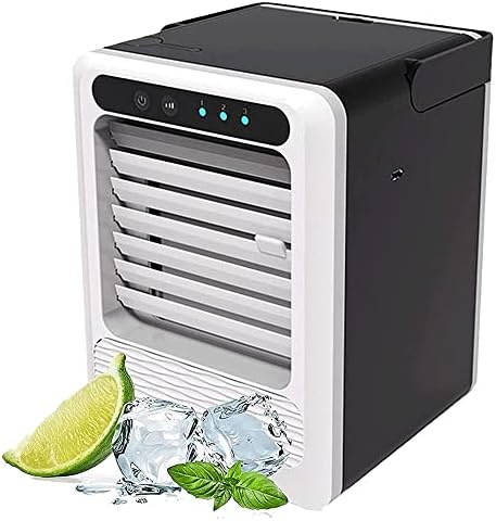 Portable Air Conditioner Cooling Fan 3 Speeds Mini Personal Air Cooler Evaporative USB Desktop Fan for Room Home Office