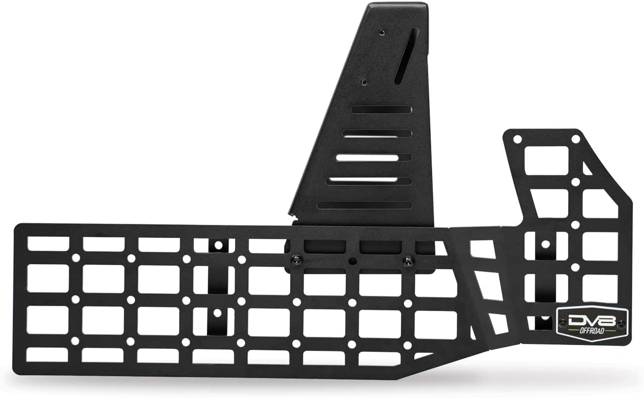 DV8 Offroad Center Console Molle Panels & Device Mount for 2010-2024 Toyota 4Runner 5th Gen | Mount for Cell Phone, GPS, Radio, & Other Accessories | Automatic & Manual Transmissions