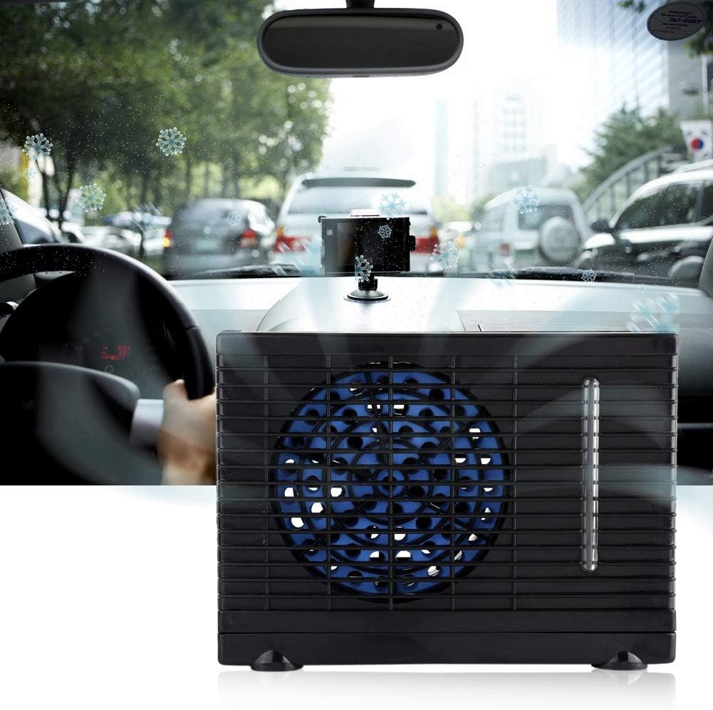 Evaporative Air Cooler,Portable 12V Car Truck Home Mini Air Cooler Evaporative Water Cooling Fan