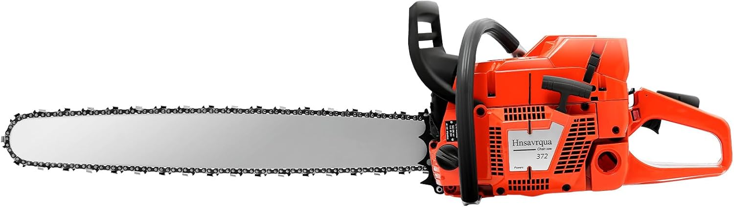 Handheld Cordless Petrol Chain Saw,Single Cylinder Air-cooled 2-Stroke Gas Powered Chainsaw with 18.6Oz Chain Fuel Tank,71cc Gasoline Chainsaw Power Head for Garden Pruning,Forest Logging