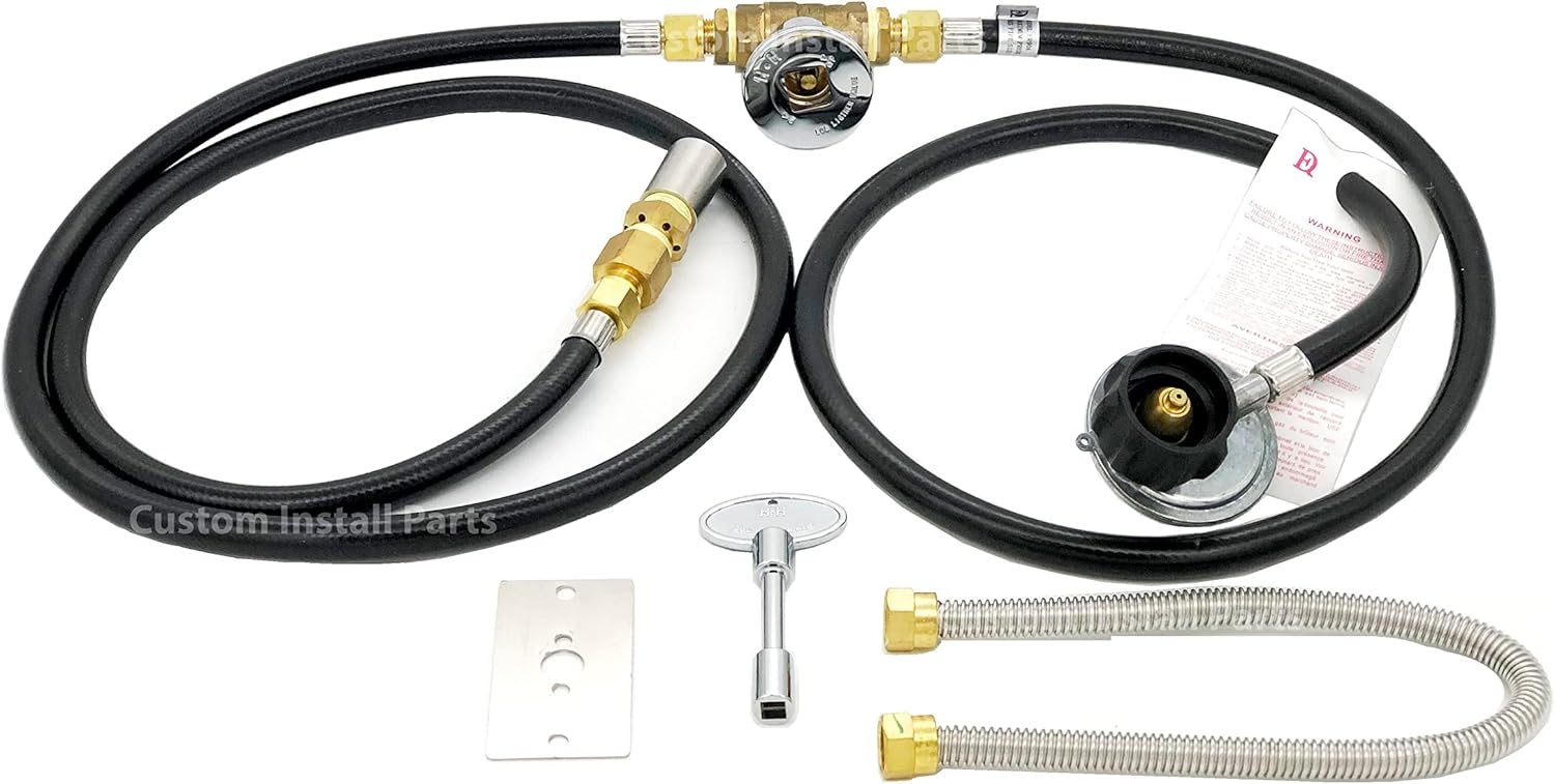 18 Inch Square Hammered Copper Metal Outdoor Propane or Natural Gas Fire Pit with Waterfall Fountain Water Feature