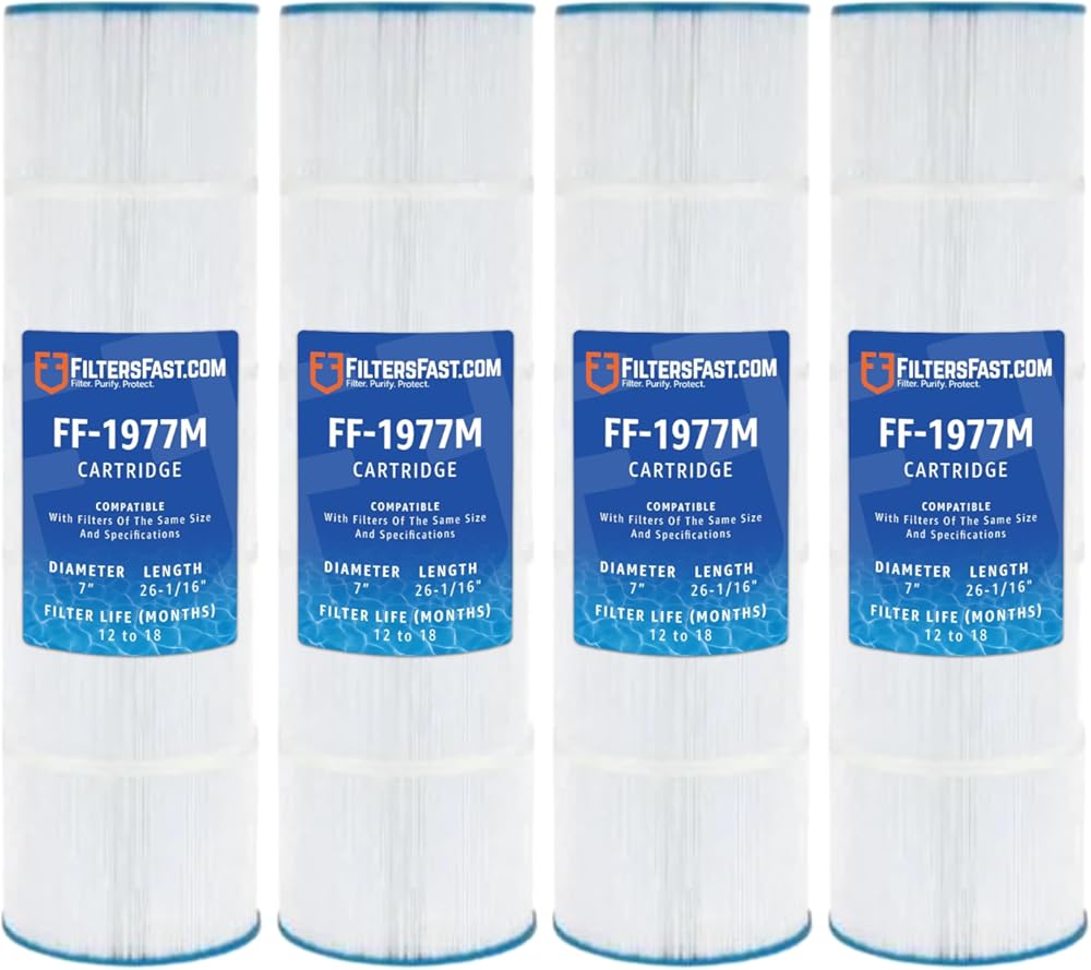 Filters Fast FF-1977M Pool and Spa Filter Compatible Replacement for Filbur FC-1977M, Compatible Replacement for Pleatco PCC105-M, and Compatible Replacement for Unicel C-7471RA