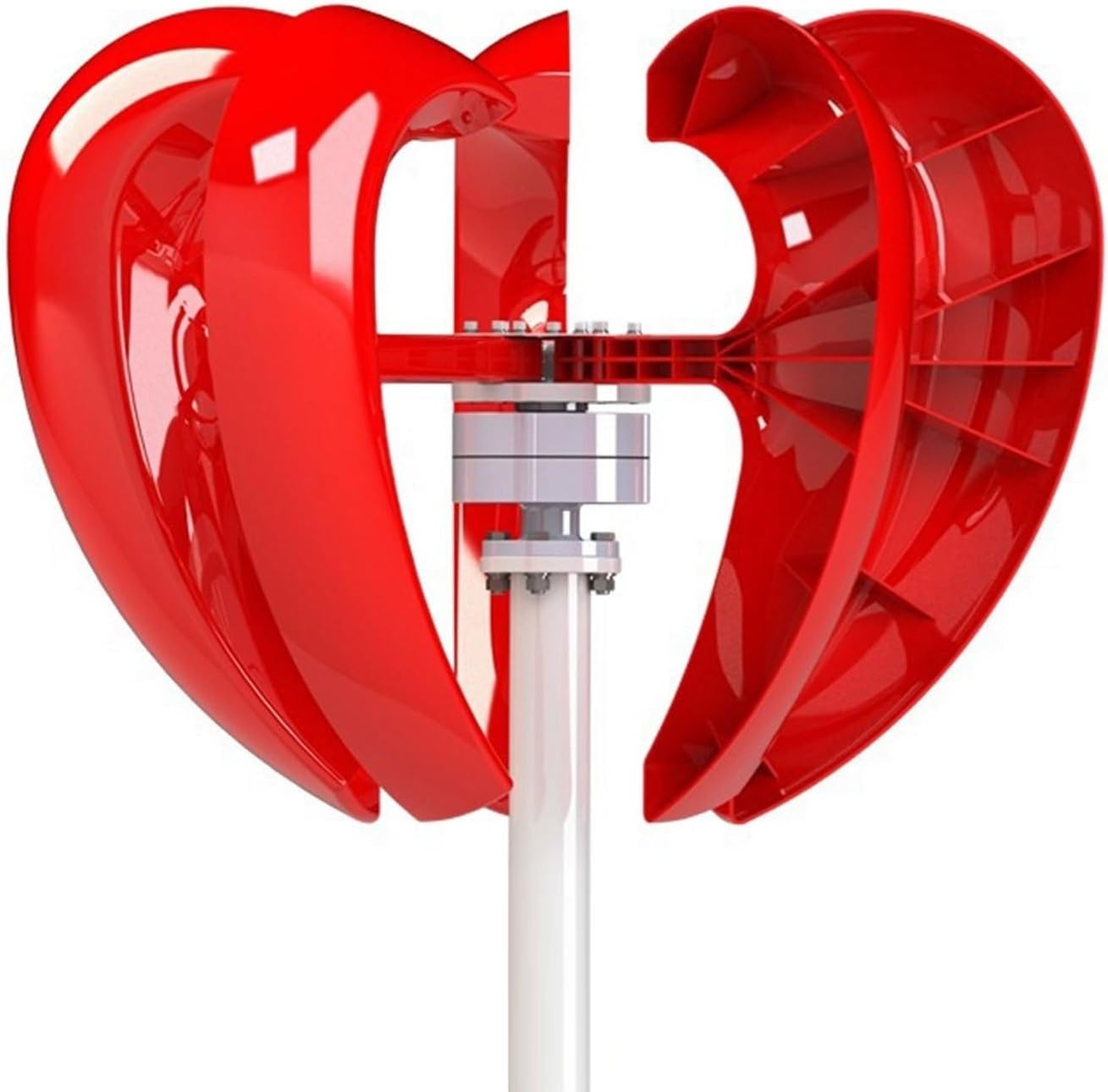 1000W 12V/24V Wind Turbine ， Vertical Axis Wind Turbine， with MPPT Controller Home Windmill Kit, Start Small Three-Phase AC Permanent Magnet Synchronous Generator (12, Volts)