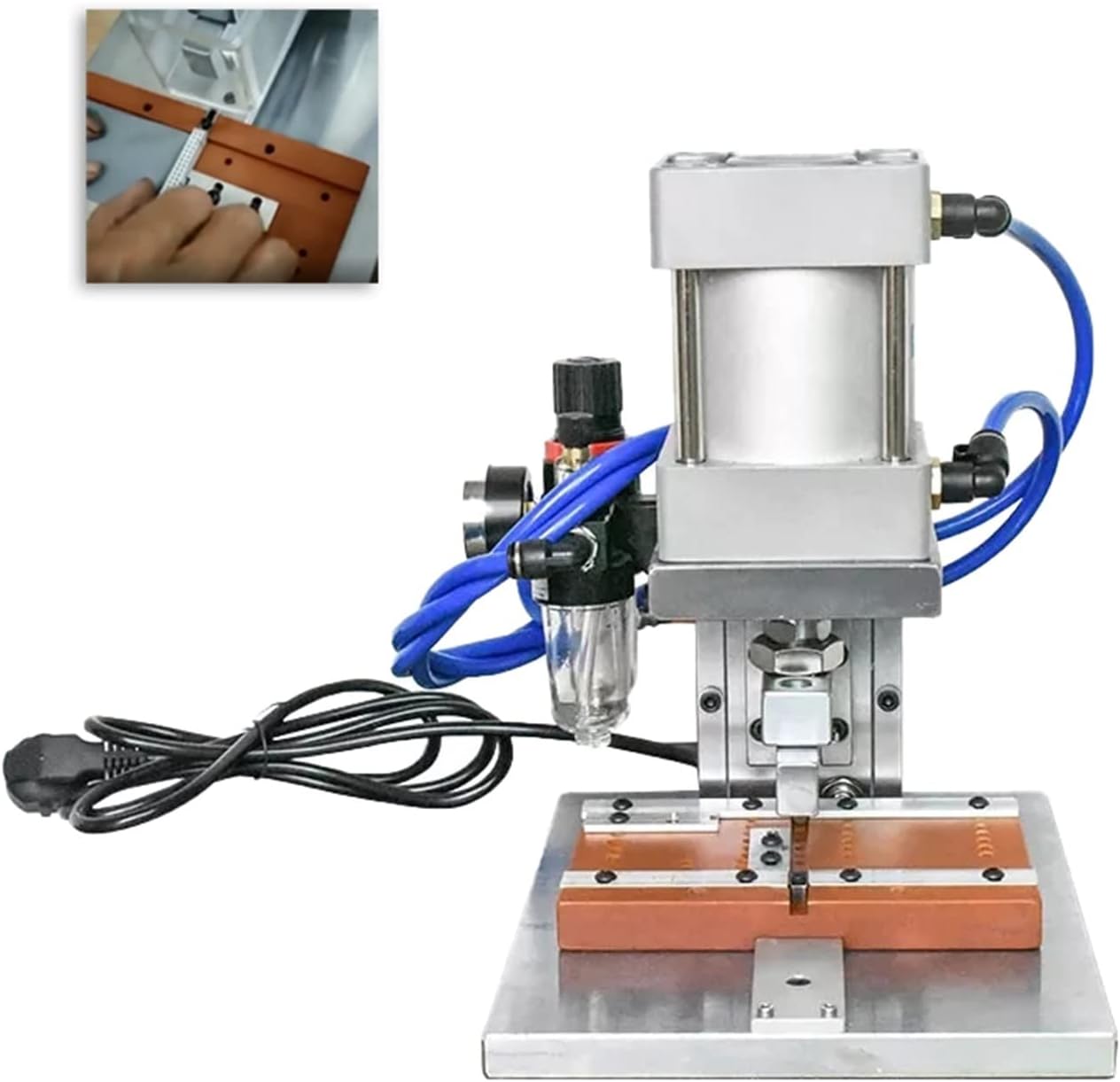 Pneumatic Automatic Crimping Machine, IDC Head Automatic Riveting Press, Computerized Cable Automatic Crimping Machine with Efficiency