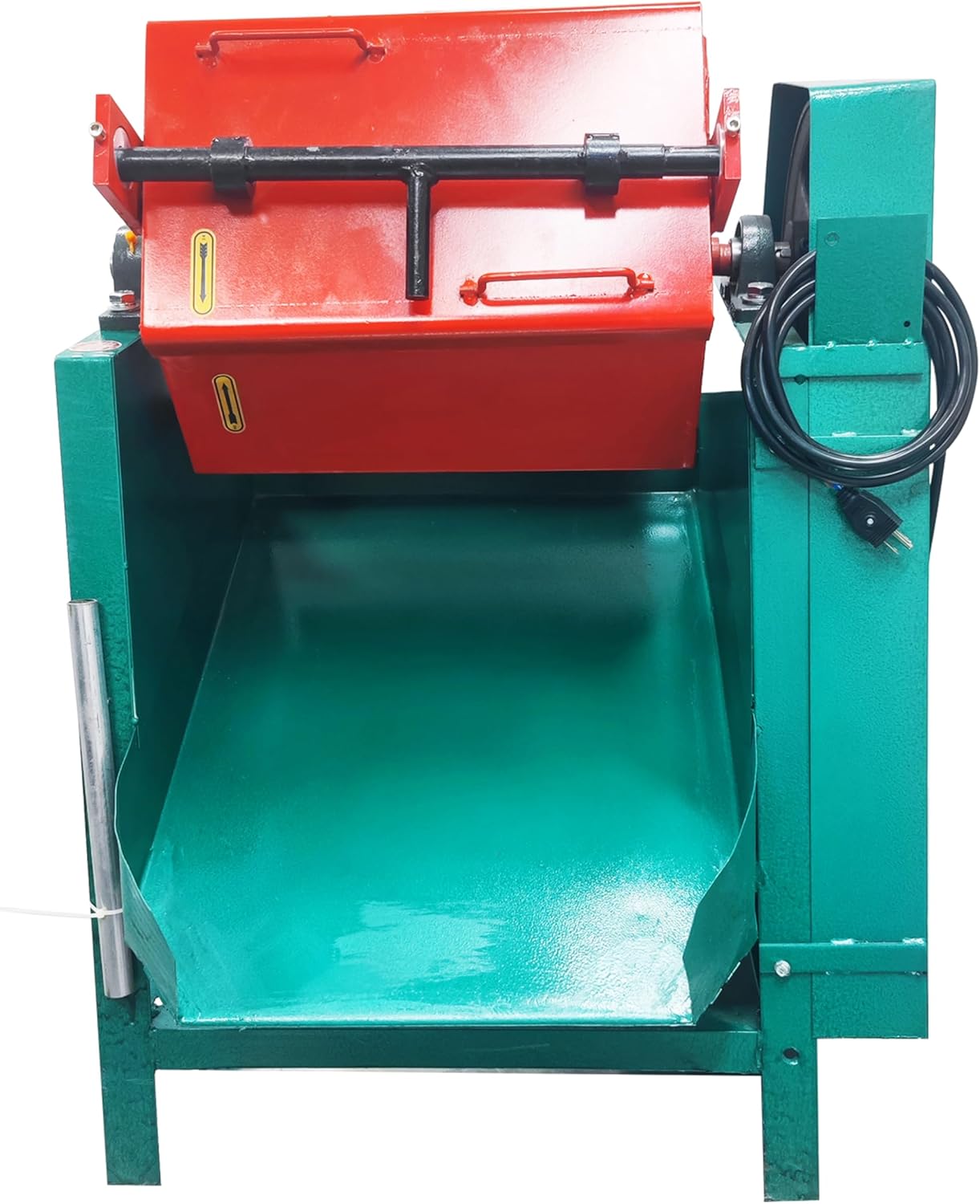 TECHTONGDA Vibration Grinder Polisher Electric Drum Polishing Machine Deburring Chamfering Machine Polyurethane Inner Liner 60L 110V 750W