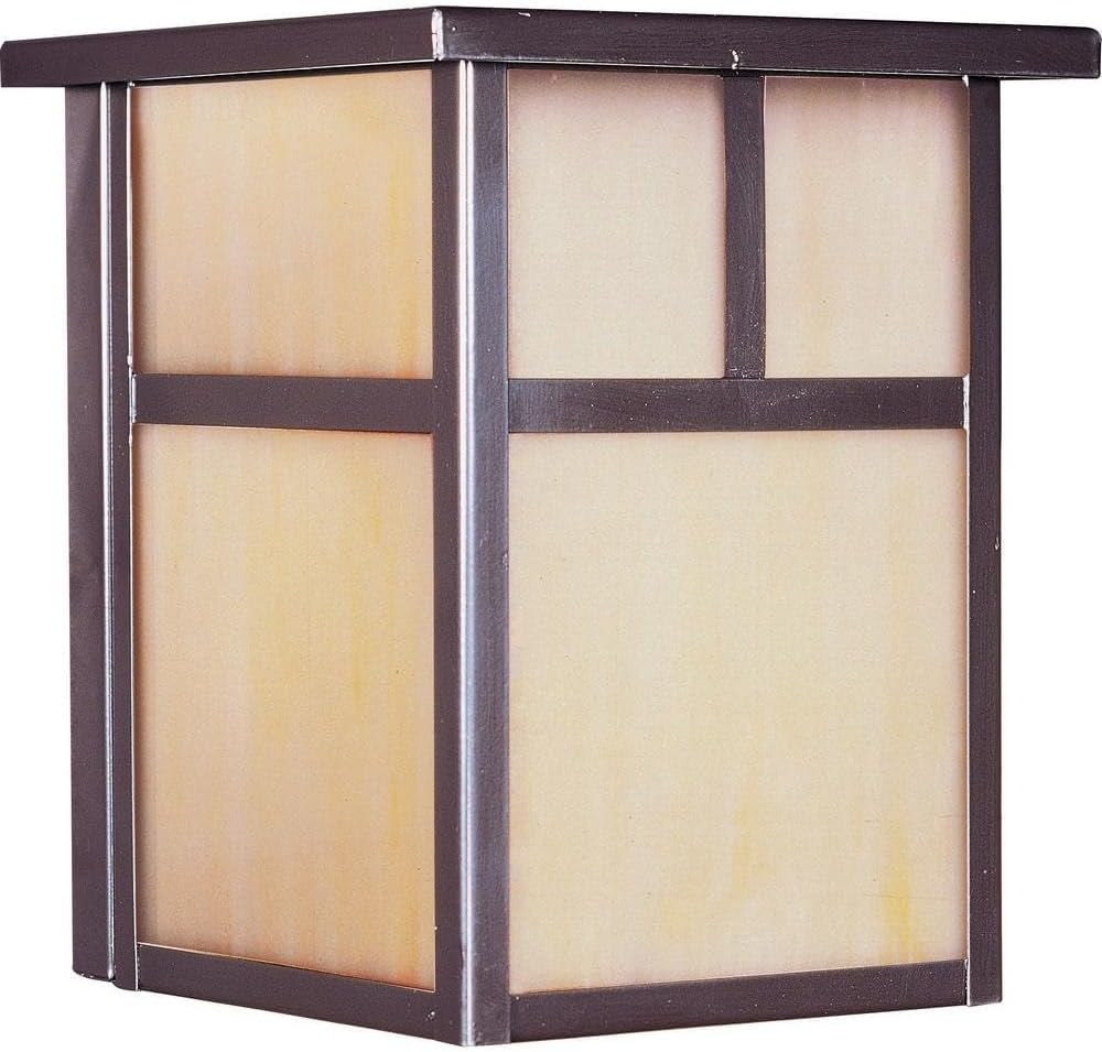 Maxim Coldwater 1 Light Outdoor Wall Lantern 7.5 Inch Tall with Black Finish