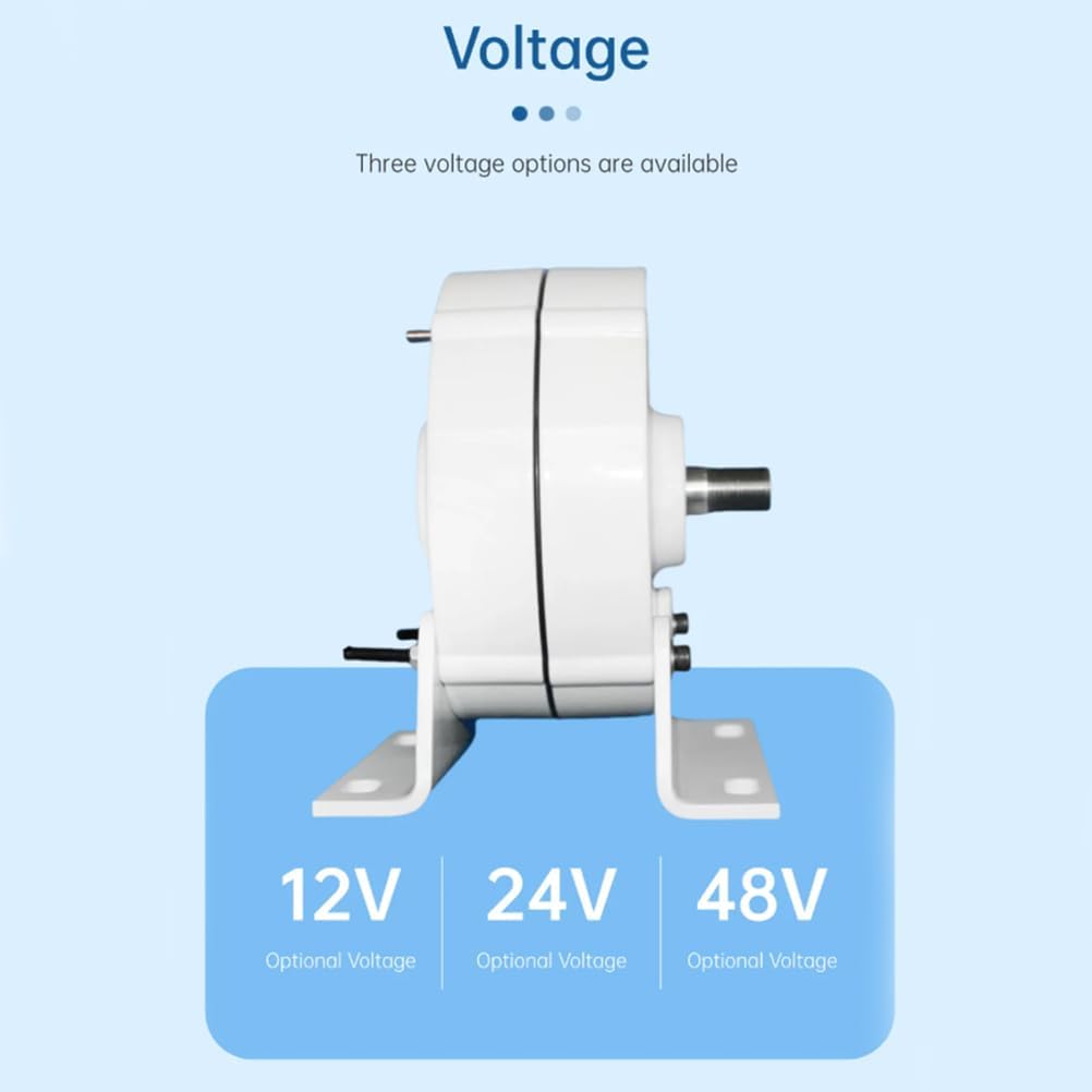6000W Gearless Permanent Magnet Generator Turbine 12V 24V 48V 220V Low Speed 3 Phase AC Energy Generator for Water Conservancy and Wind Power (with Base)
