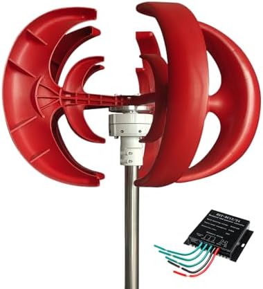 10000W Vertical Wind Turbine Generator Kit - Silent 3-Blade Wind Power System for Home & Chalet - Efficient 220V Motor for Maximum Energy Output
