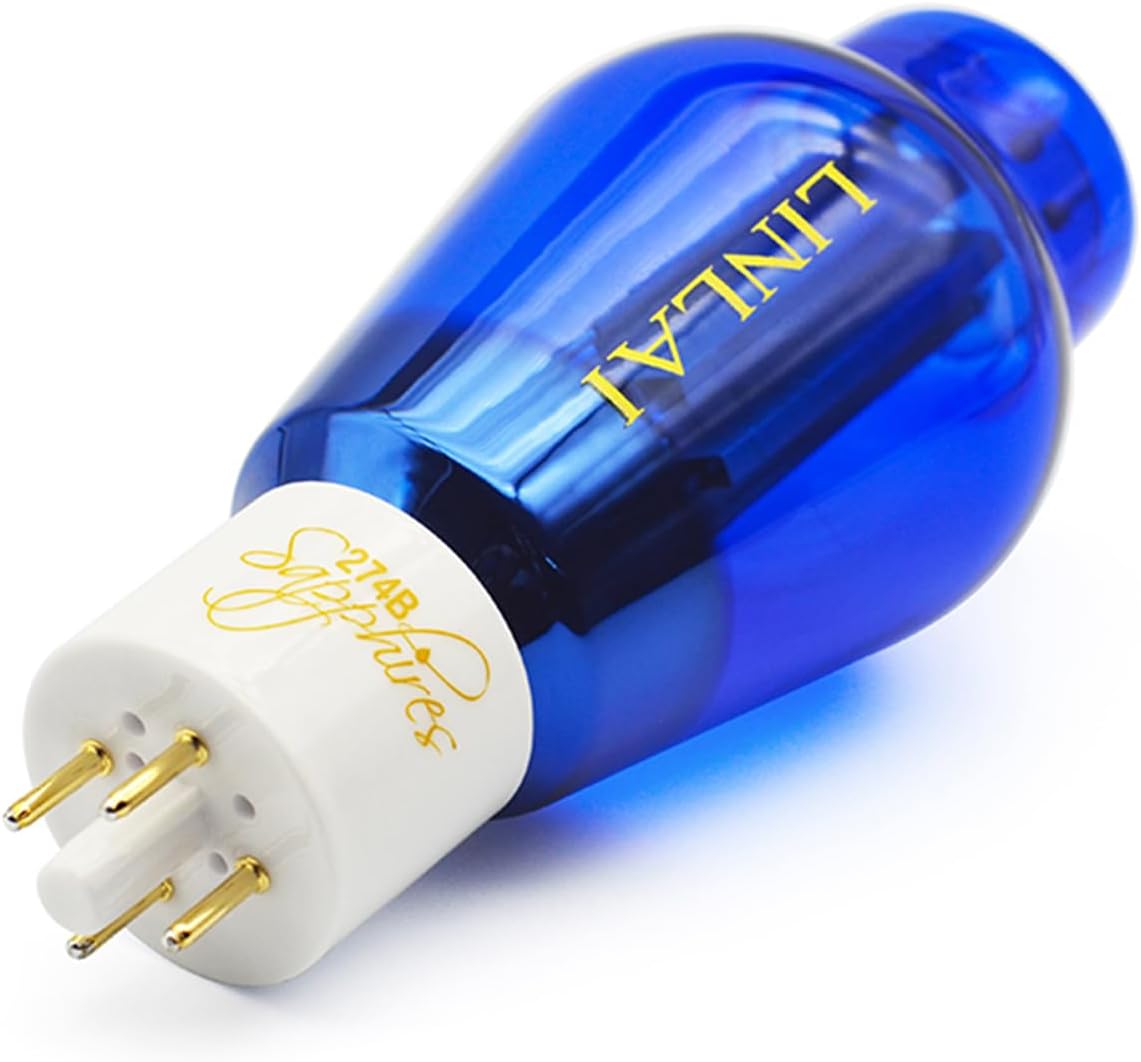 LINLAI 1piece 274B-Sapphire Full Wave Rectifiers High Vacuum Hifi Valve Electronic Tube for Audio Amplifier Replaced by 274B or 5U4G
