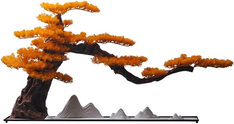 Hotel Interior Decoration Office Desktop Landscape Decoration Fake Potted Pine Bonsai