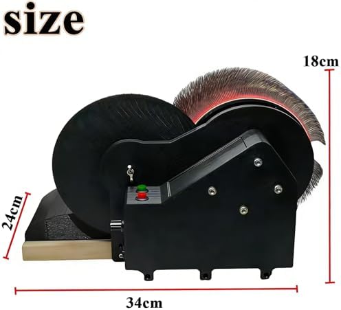 Electric Wool Drum Carding Machine with Foot Pedal, Adjustable Speed for Fast Color Mixing, for DIY Crafting, Felt Making, Combing