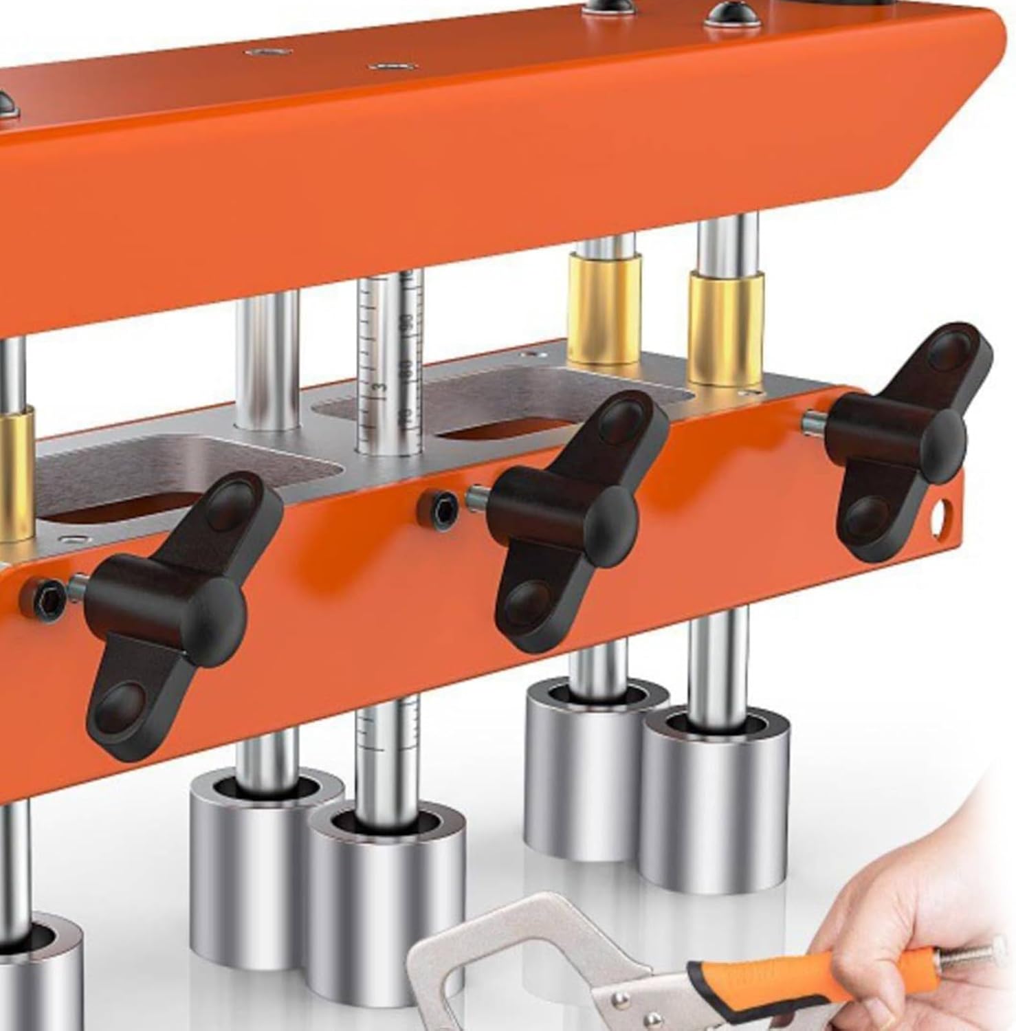 3 Station Roller Bender 0‑90 Degree Sheet Metal Bending Tool with V Shaped Roller Design for Industrial Production