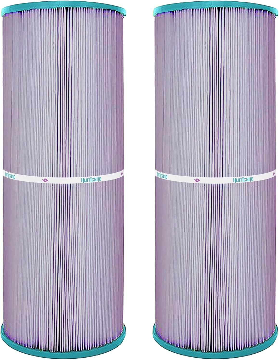 Hurricane Filters 2 Pack HF5374-01P Platinum Purple Spa Filter Cartridge - Replacement for PLBS75 Unicel C-5374, Filbur FC-2971, Rainbow, Waterway, Leisure Bay, S2/G2 Spa 75