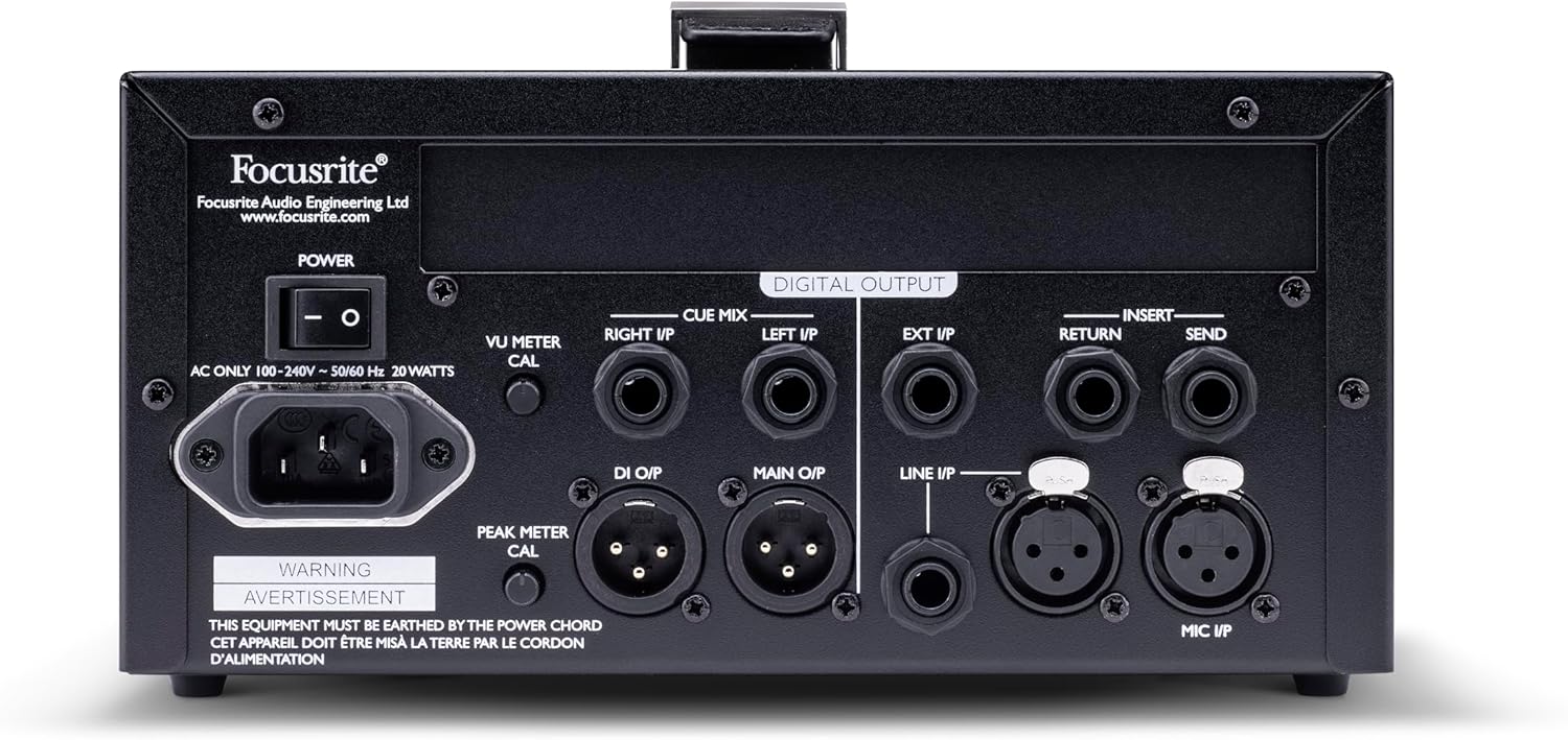 Focusrite ISA One Heritage mic pre with independent DI, variable impedance selector and independent headphone amp