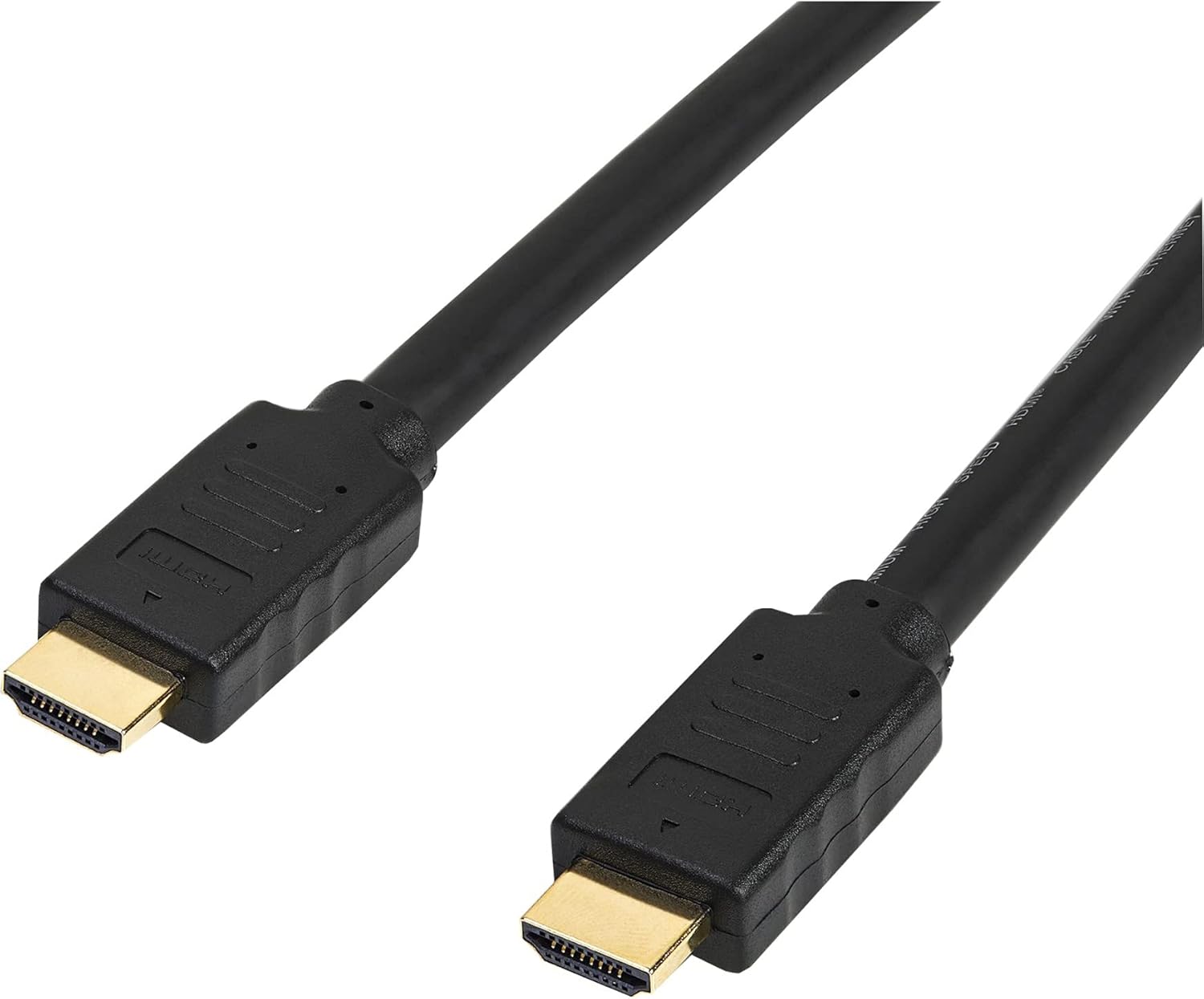 StarTech.com 50ft (15m) HDMI 2.0 Cable - 4K 60Hz Active HDMI Cable - CL2 Rated for In Wall Installation - Long Durable High Speed UHD HDMI Cable - HDR, 18Gbps - Male to Male Cord - Black (HD2MM15MA)
