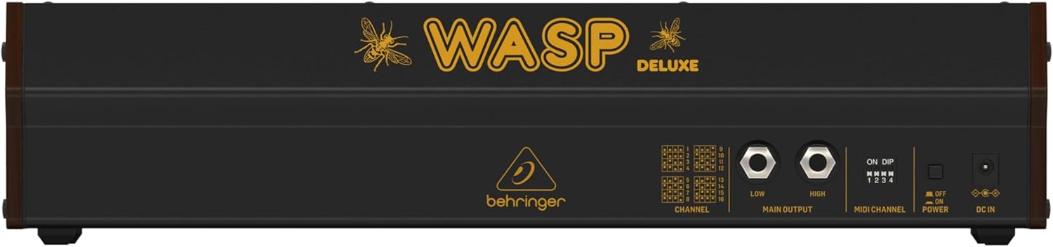 Behringer WASP DELUXE Legendary Analog Synthesizer with Dual OSCs, Multi-Mode VCF, 16-Voice Poly Chain and Eurorack Format