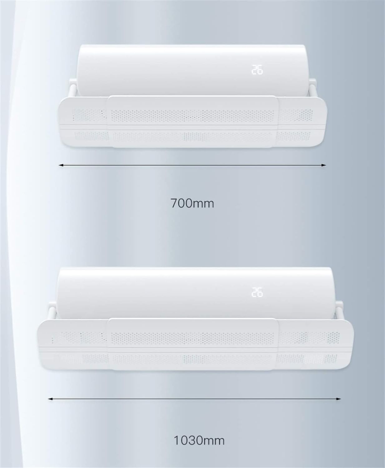 Air conditioner windshield Direct Proof Air Conditioning Windscreen, Telescopic Air Conditioning Spoiler, Suitable for Home and Office, Telescopic Air Conditioning Deflector
