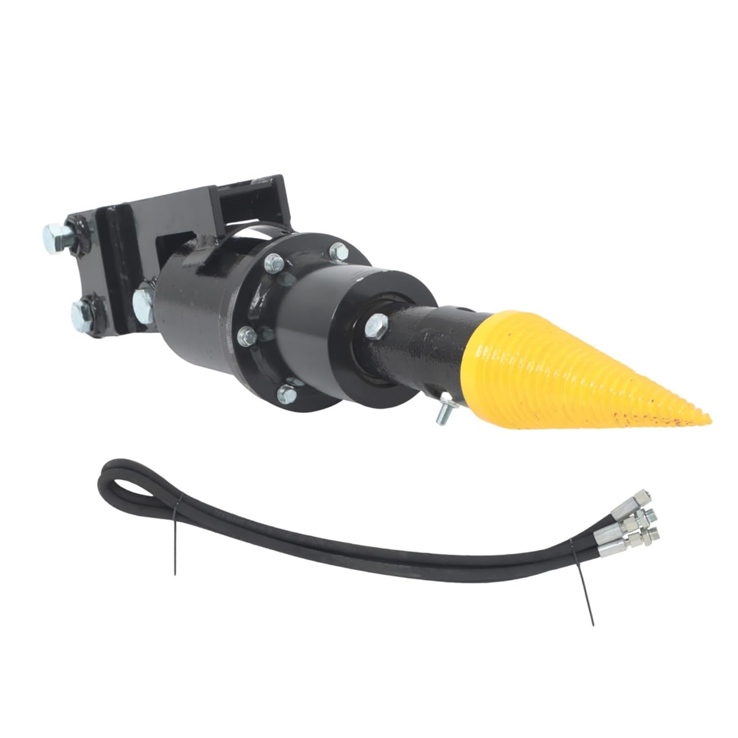 WFLNHB Wood Splitter Screw Cone Hydraulic Log Splitter for Mini Excavator