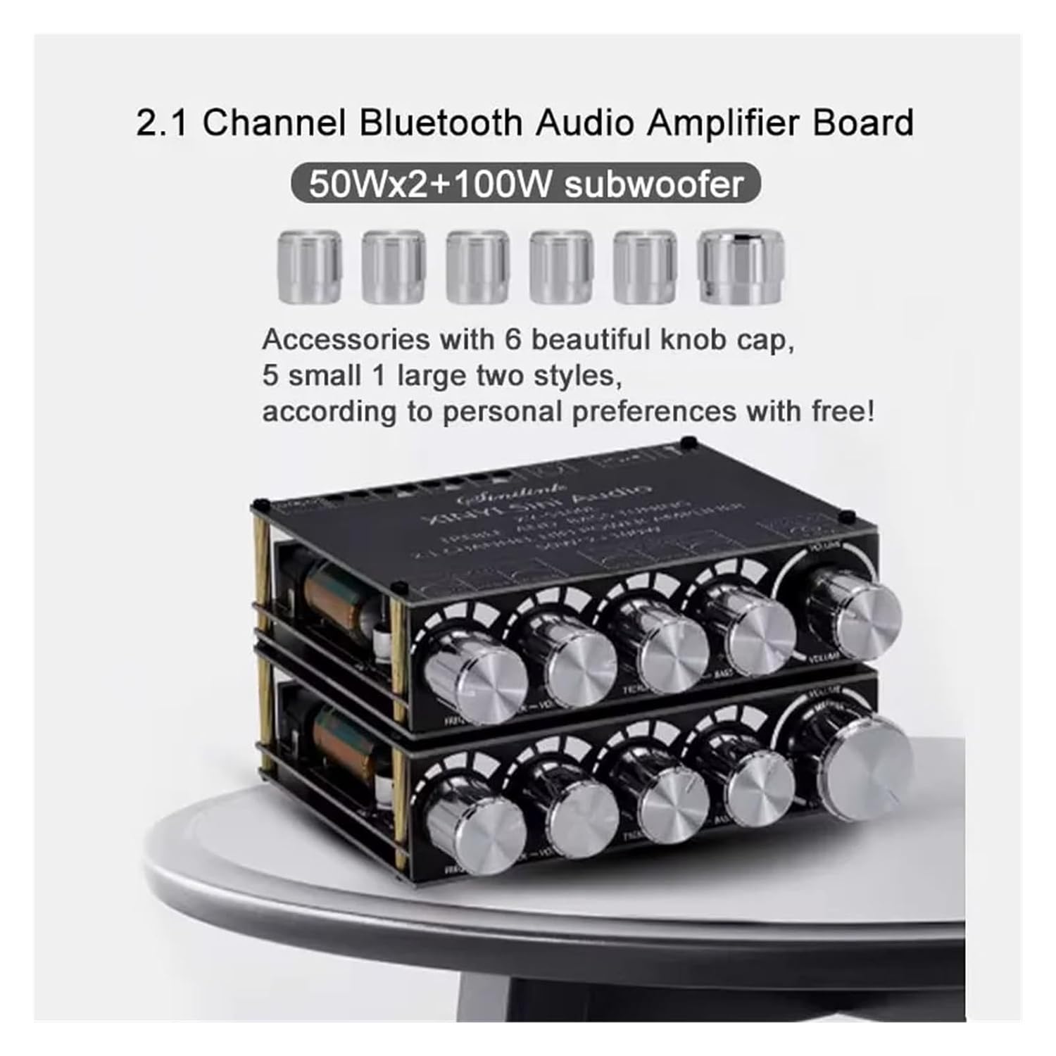 Generic Compatible for TPA3116D2 2.1 Channel Bluetooth 5.0 Power Amplifier Module - 50W*2 + 100W Subwoofer for XY-S100L S100H HiFi Sound Systems