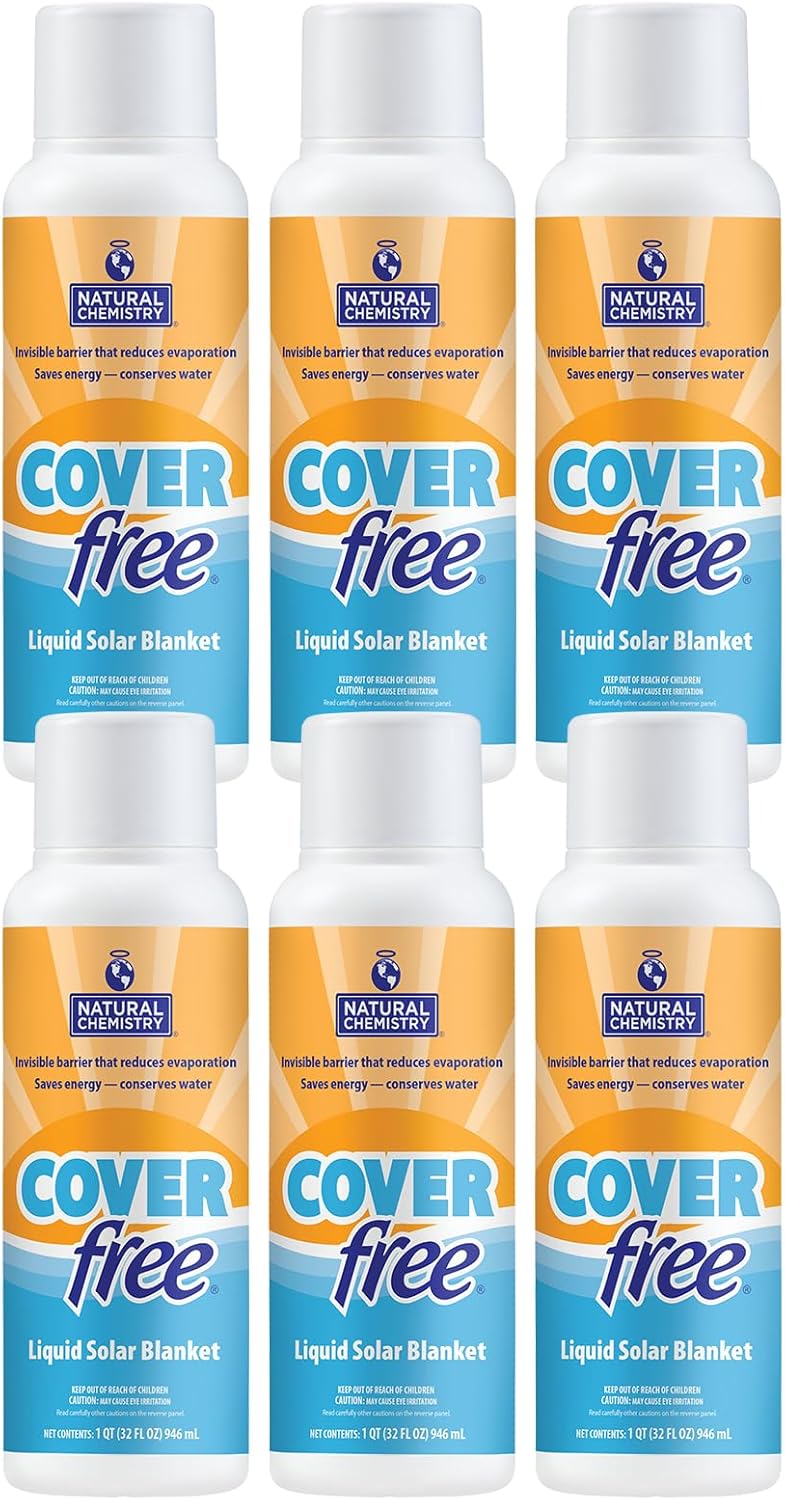 Natural Chemistry Cover Free 6 Pack (1 qt) Pool Chemical - Liquid Pool Cover Accessory