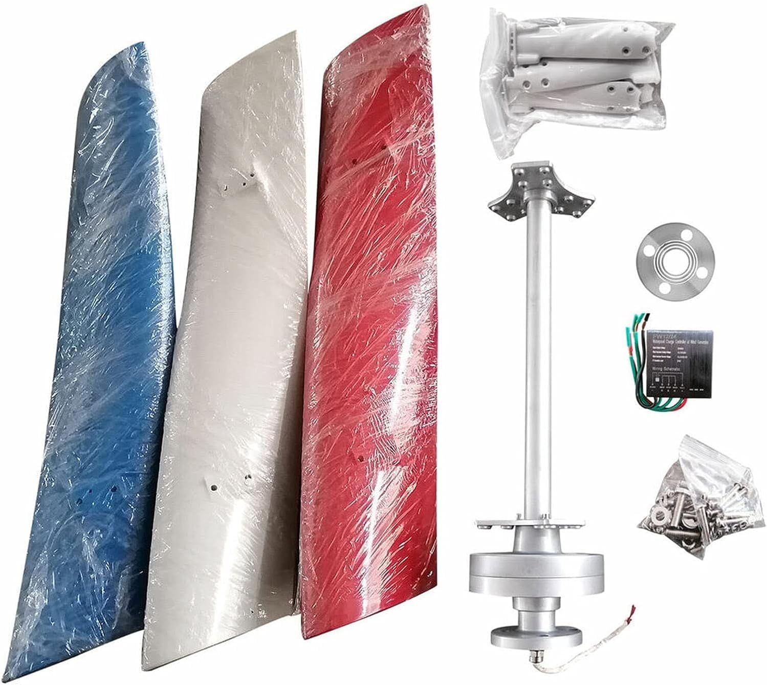 3 Blades with Charge Controller Automatic Adjust Wind Direction Permanent Magnetic Levitation Generator 3000W Wind Turbine