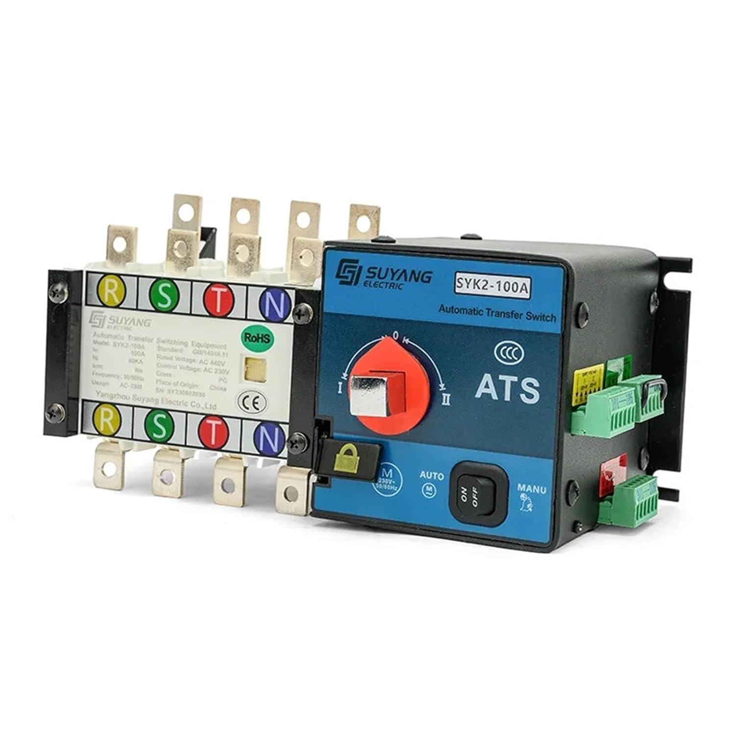 1PCS Generator 100A 2P 4P ATS Dual Power Automatic Transfer Switch(630A-4P)