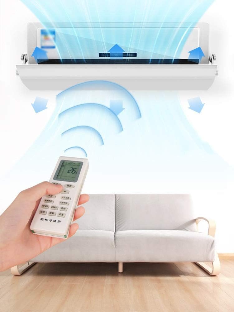 Wall-mounted Air Conditioner Deflector Shield, 180° Rotation Anti Direct Blowing Baffles for Home/Office