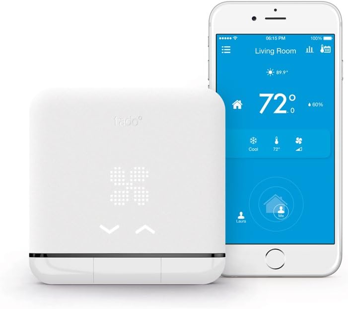 Tado Smart Air Conditioner and Heater Controller, Wi-Fi, Compatible with iOS and Android, Works with Alexa