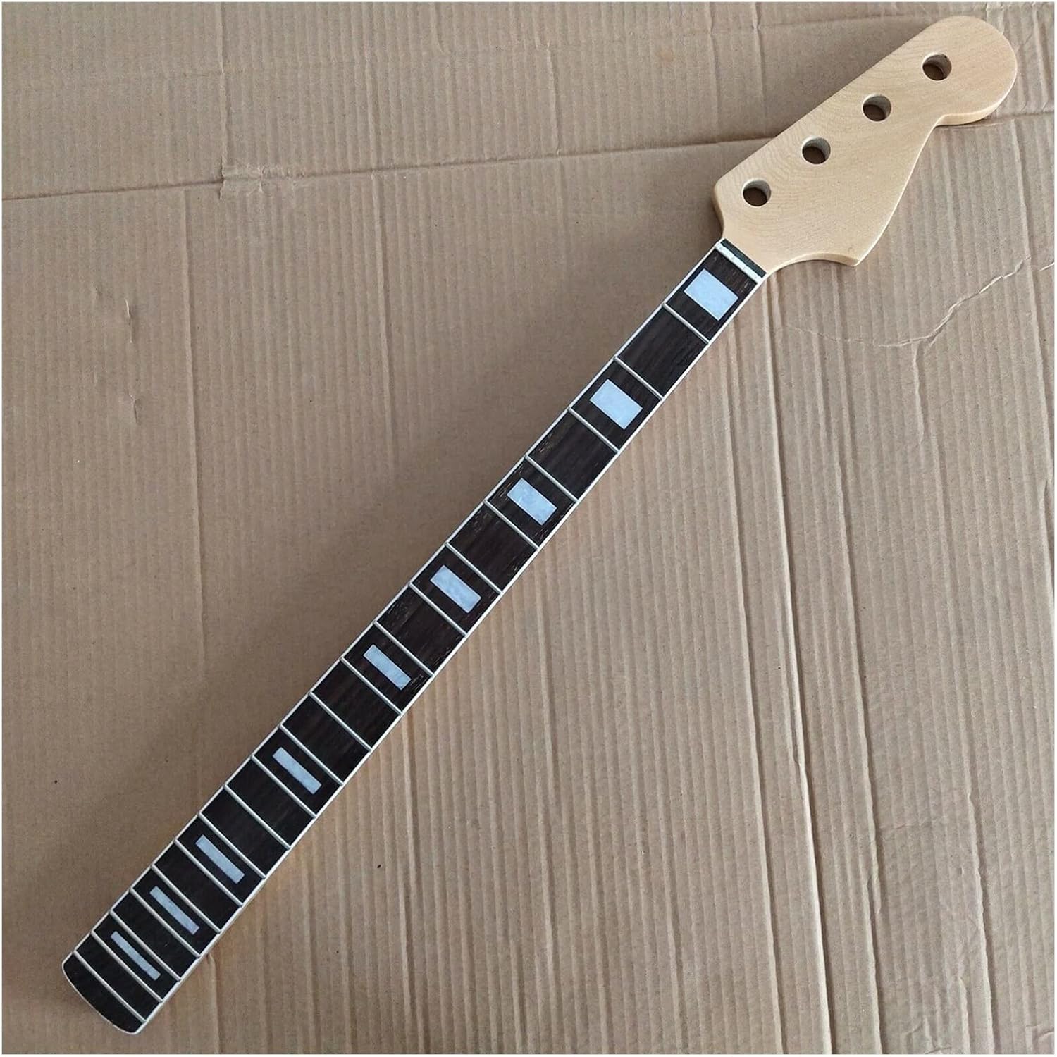 Maple 20 Fret Bass Guitar Neck 4 String Bass Neck Rosewood Fingerboard Unfinished Guitar Neck