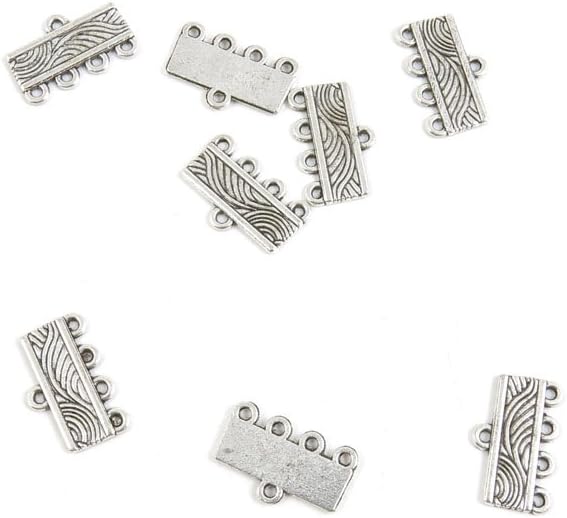 1480 Pieces Antique Silver Tone Jewelry Making Charms Findings Fashion Wholesale Supplies Pendant Lots Bulk Supply T4TF1Y 4 Strand Reducer Connector