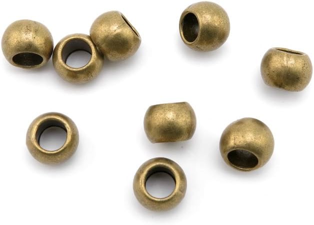 480 Pieces Jewelry Making Charms Findings Antique Bronze Brass Fashion Jewellery Wholesale Supplies Pendant Lots Bulk Supply Y2ZI2 Big Hole Loose Beads