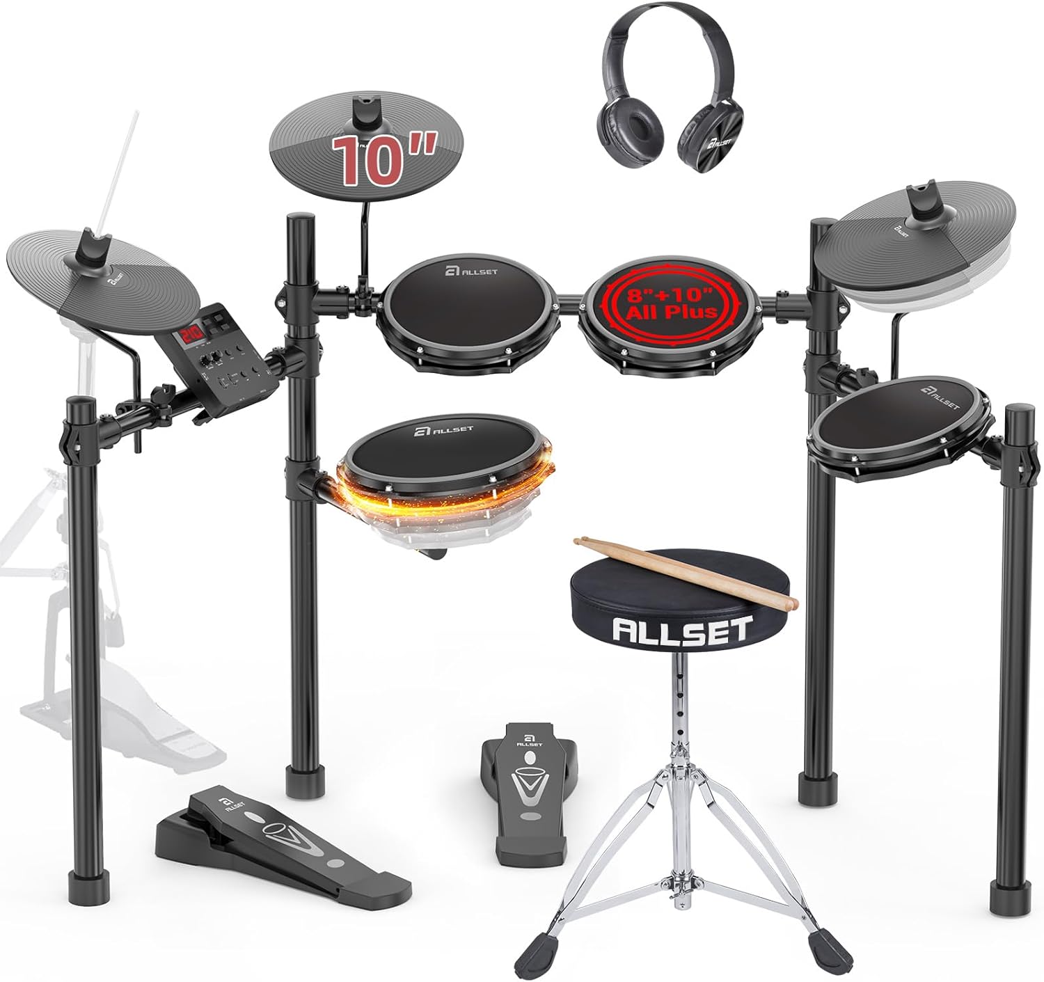 ALLSET Groove Electric Drum Kit - 8