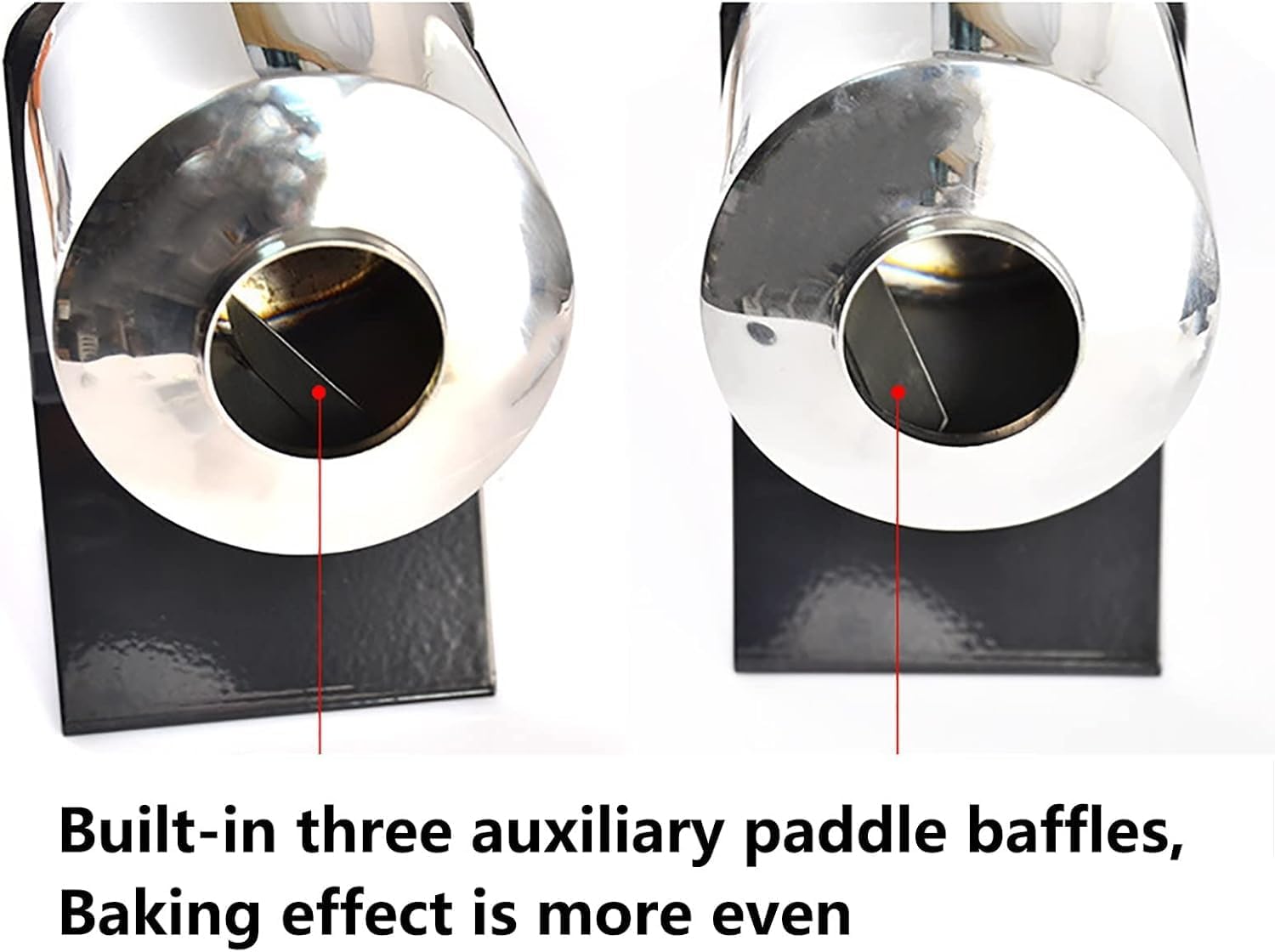 Household Coffee Bean Roasting Machine, Electric Household Stainless Steel Drum Type Rotation Coffee Bean Roaster Roller for Baking Coffee, Raw Beans, Peanuts, Grain