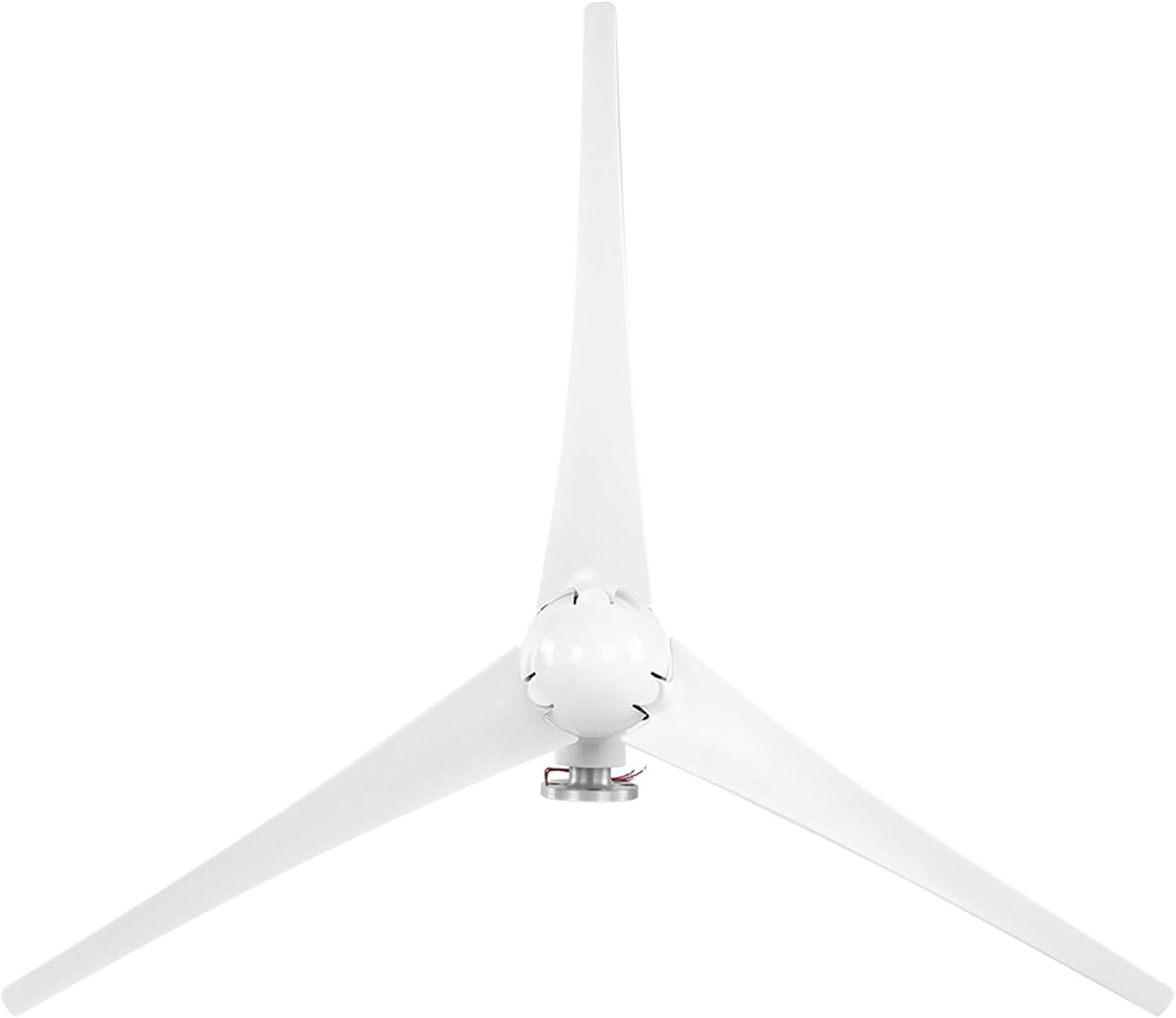 3 Blades Wind Generator, Small Wind Generator, 800W 3 Blades Wind Turbines Kit, with 3-phase AC Permanent Magnet Synchronous, Electricitygenerator (White)