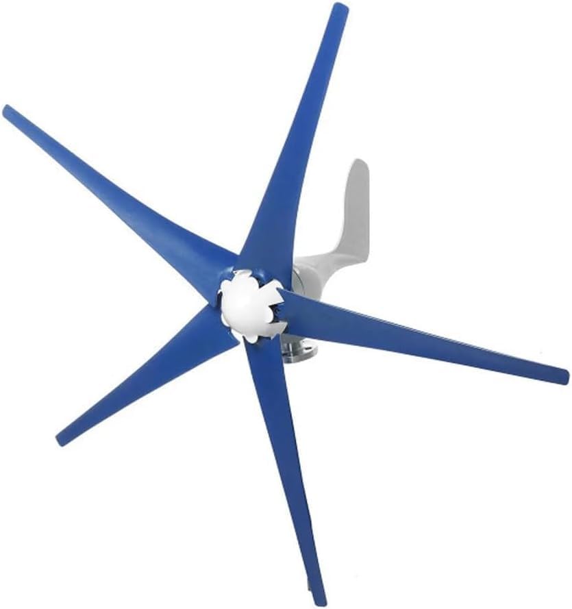 CHRISK Wind Turbine Generator, Windmill Generator 5000W Wind Turbine 5 Blades Wind Controller Turbine Generator Kit Three-Phase AC Permanent Magnet Synchronous Generator