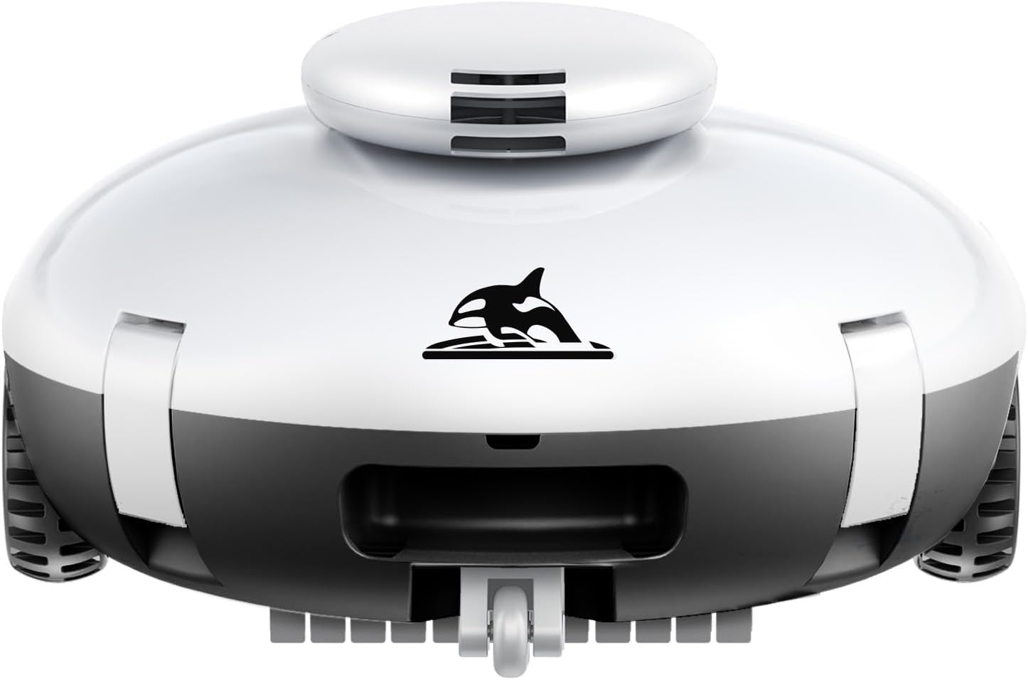 Cordless Robotic Pool Vacuum, 140 Mins Runtime Pool Cleaner with Self-Parking, Lightweight, Powerful Brushless Motors for Above Ground Flat Pools up to 860 Sq.Ft (Black)