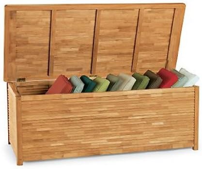 Grade-A Teak Wood Outdoor Patio Garden Pool Spa Storage Box