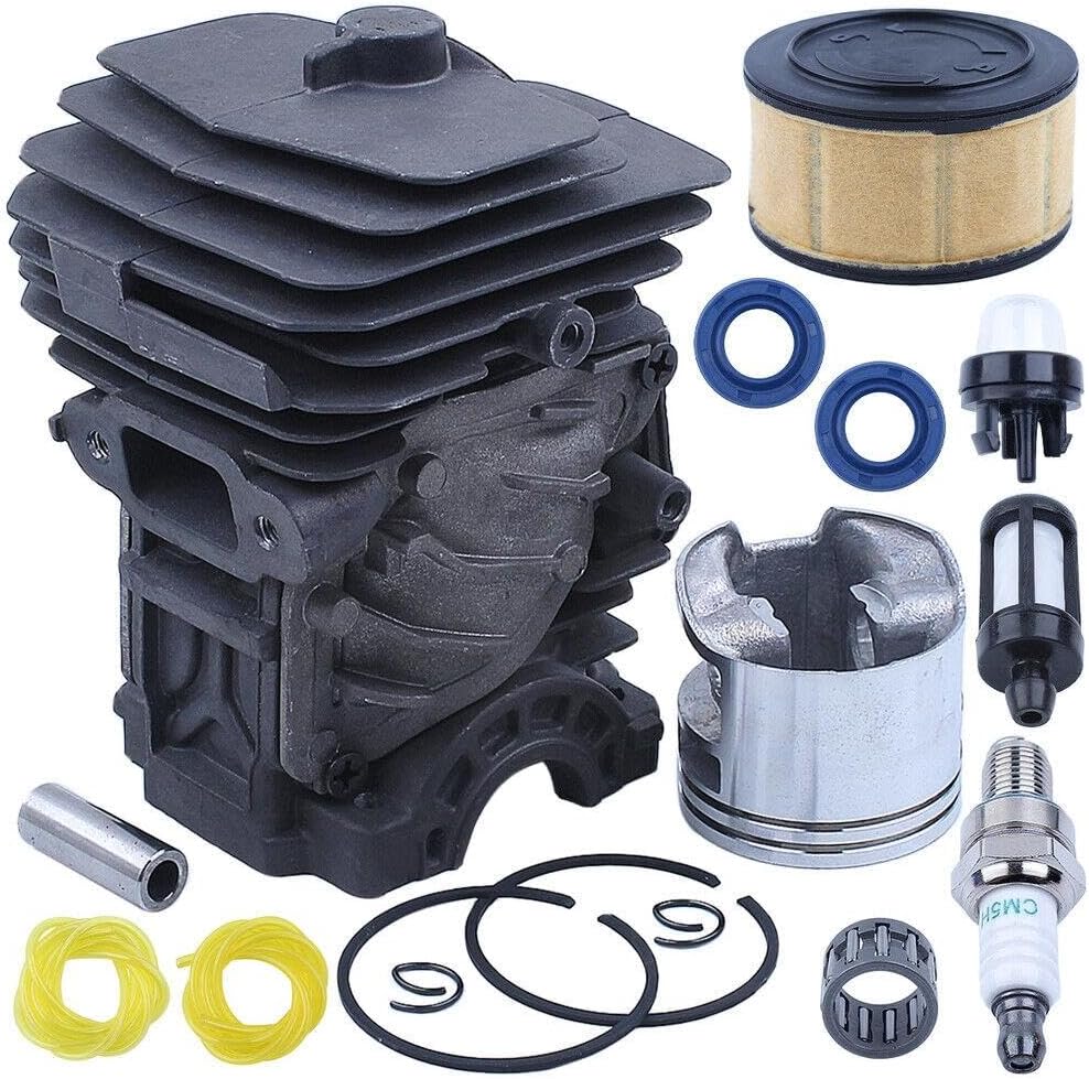 RATION for 44mm Cylinder Piston Tune-Up Kit for Stihl MS251 Chainsaw Oil Seal Primer Bulb
