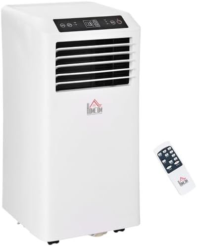 8000 BTU Mobile Portable Air Conditioner for Cooling, Dehumidifying, and Ventilating - Ideal for Bedrooms, Living Rooms & Offices