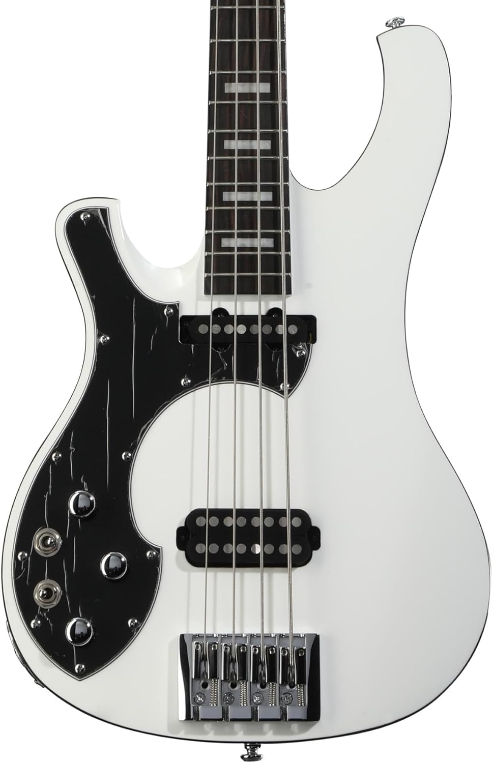 Schecter Stargazer 4 Left-handed Bass Guitar - Gloss White