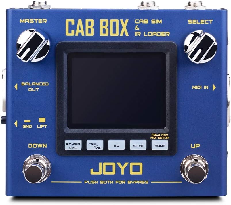 JOYO R-08 Cabinet Modeling and Power-amp Simulation Bundle with R-02 Overdrive Pedals for Electric Guitar Effects Most Frequently Combination Budget