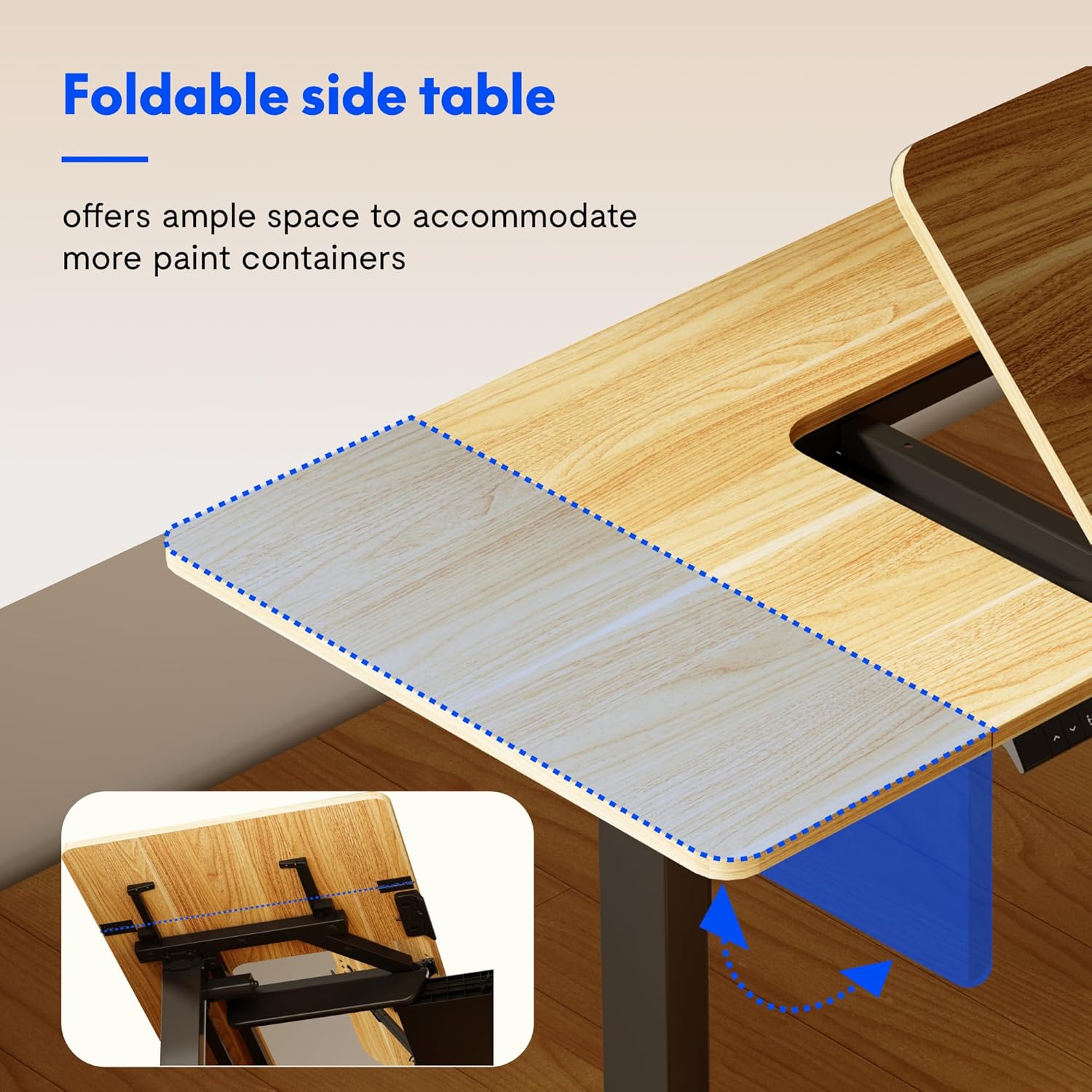 FLEXISPOT Electric Drafting Table Adjustable Height 47.2