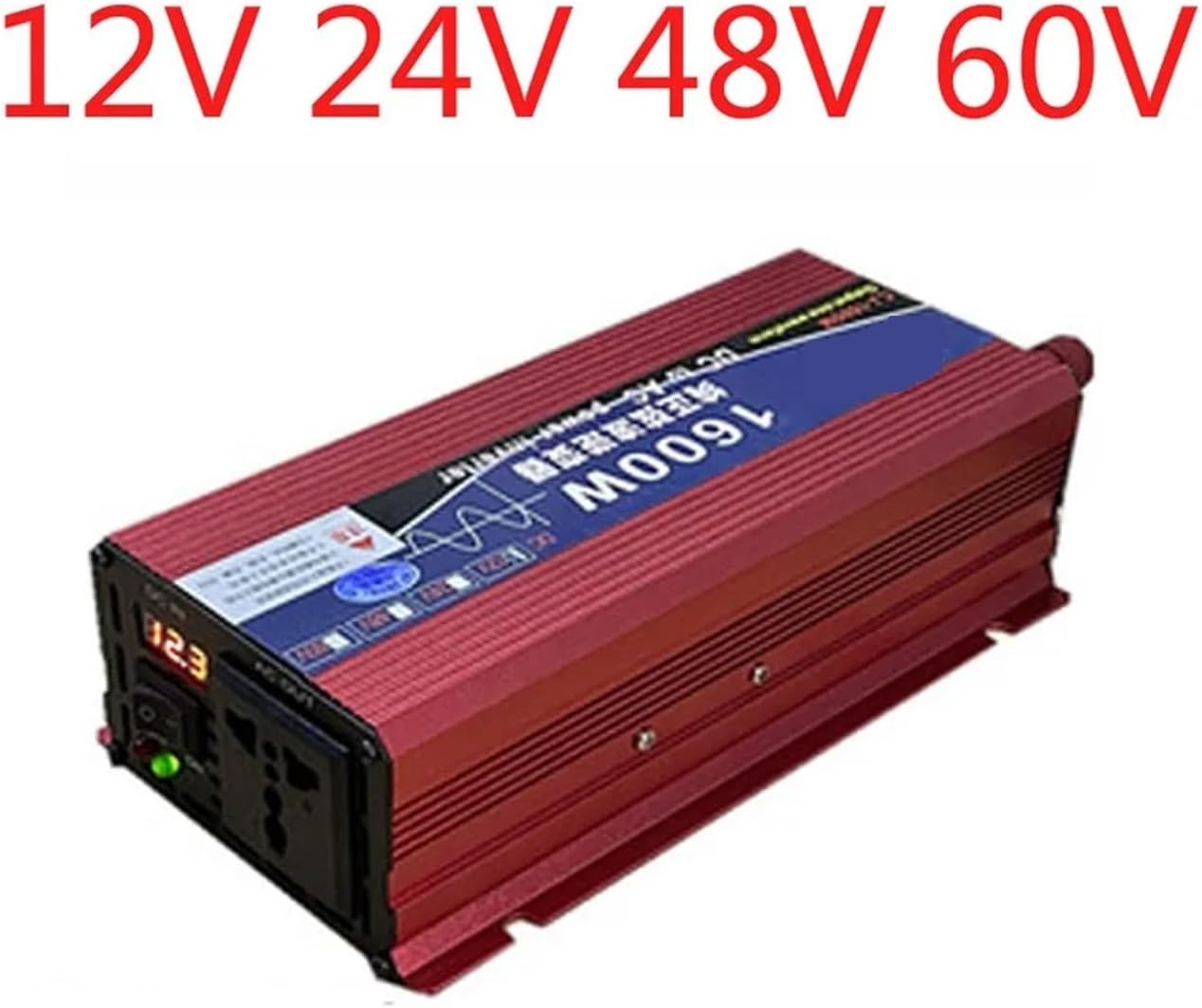 Inverter 1600W 2600W 3500W 4000W DC 12V 24V 48V 60V 72V to AC 220V Pure Sine Wave Voltage Converter Solar inverters(72V,220V 50HZ_5500W)