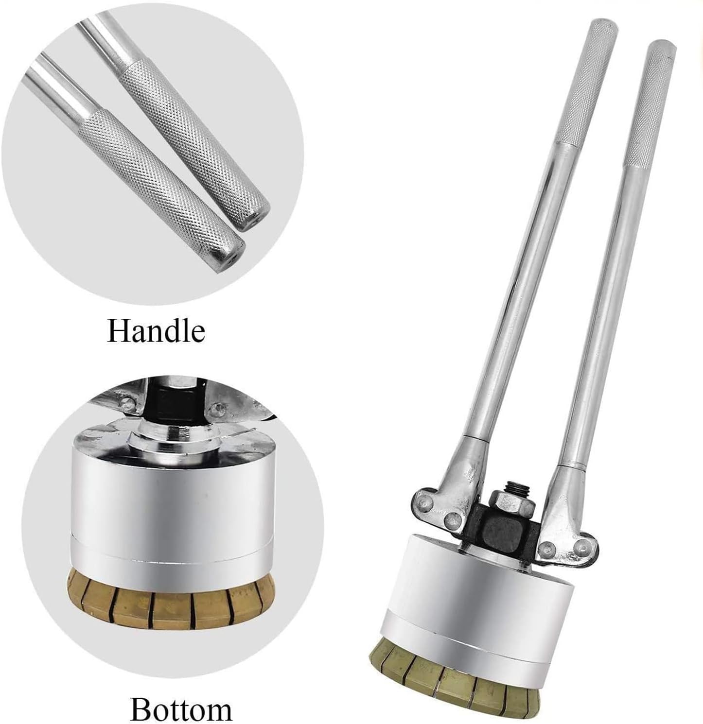 200L / 53 Gallon Drum Cap Seal Crimping Tool, 35mm & 70mm Manual Barrel Sealer, Liquid Packaging Machine for Small & Large Drums, Durable & Efficient Sealing Solution